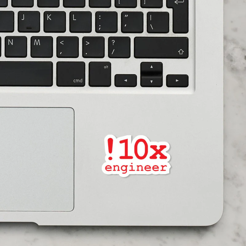 10x Engineer Laptop Sticker - Image 2