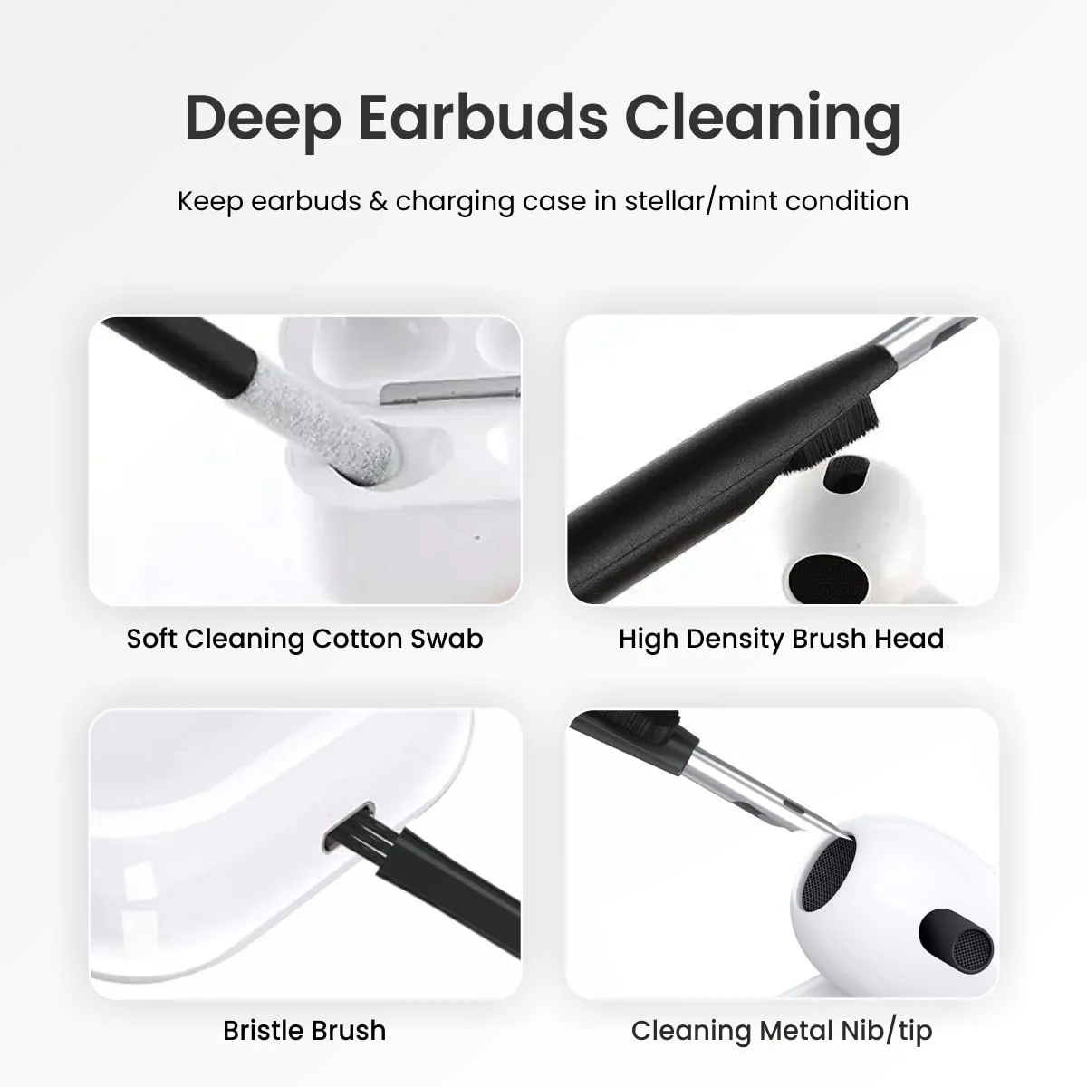 18-in-1 Cleaner Kit, Gadget Cleaning Kit for Smartphones, Tablets, Laptops, Earbuds - Image 4