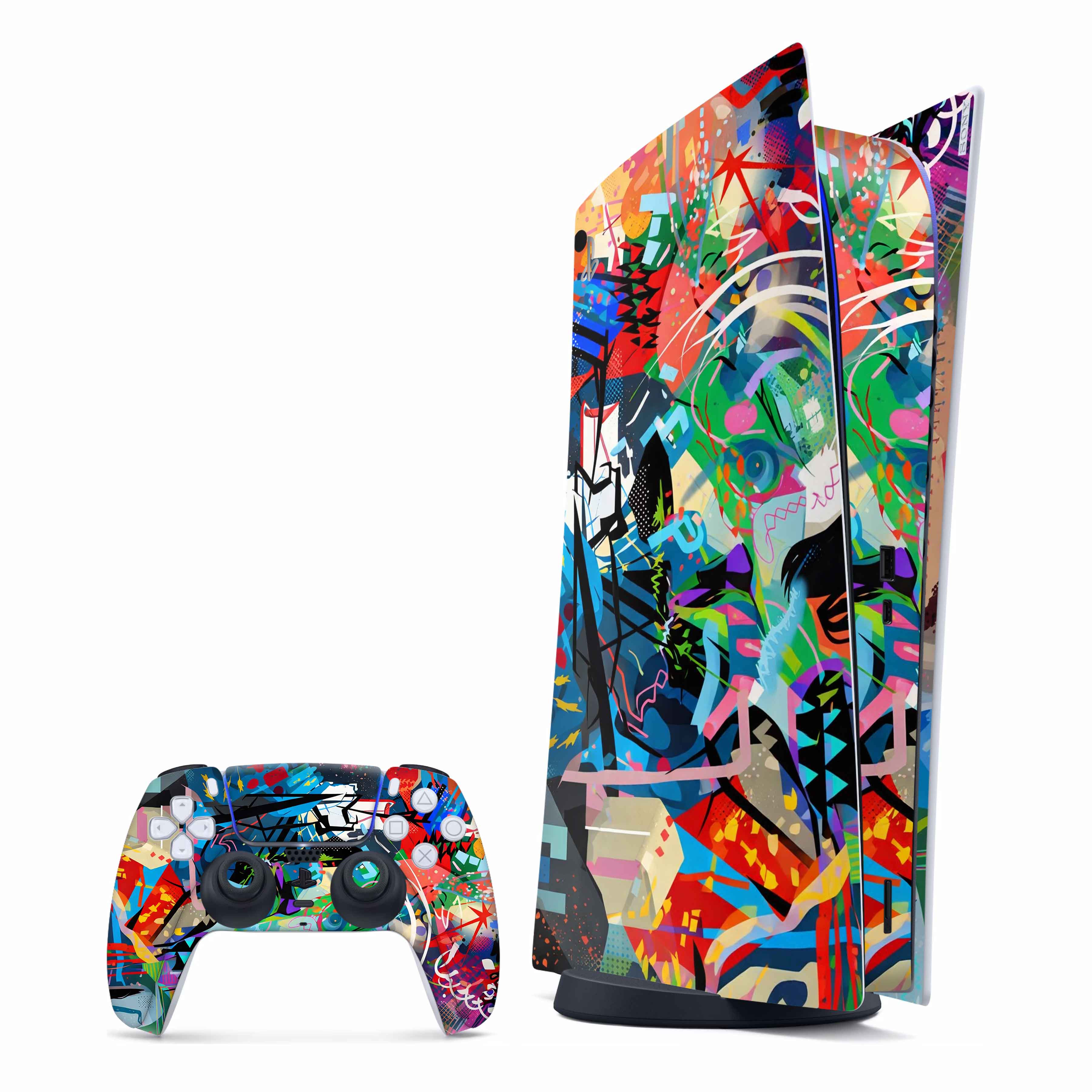 Abstract Composition Art Playstation Skin