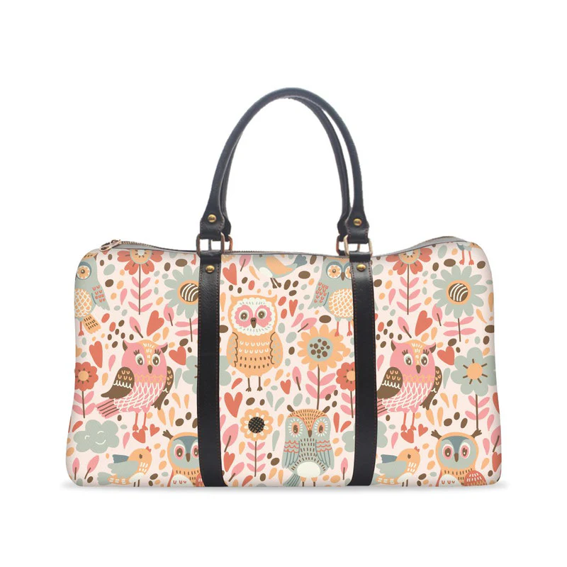 Abstract Owl Gym Bag