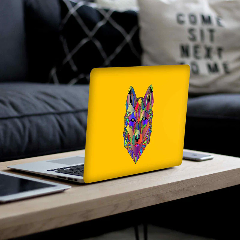 Abstract Wolf Laptop Skin - Image 4