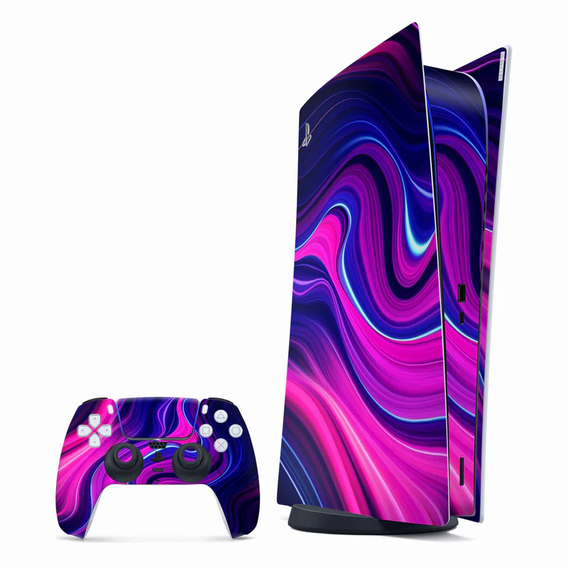 Aesthetic Purple PlayStation Skin