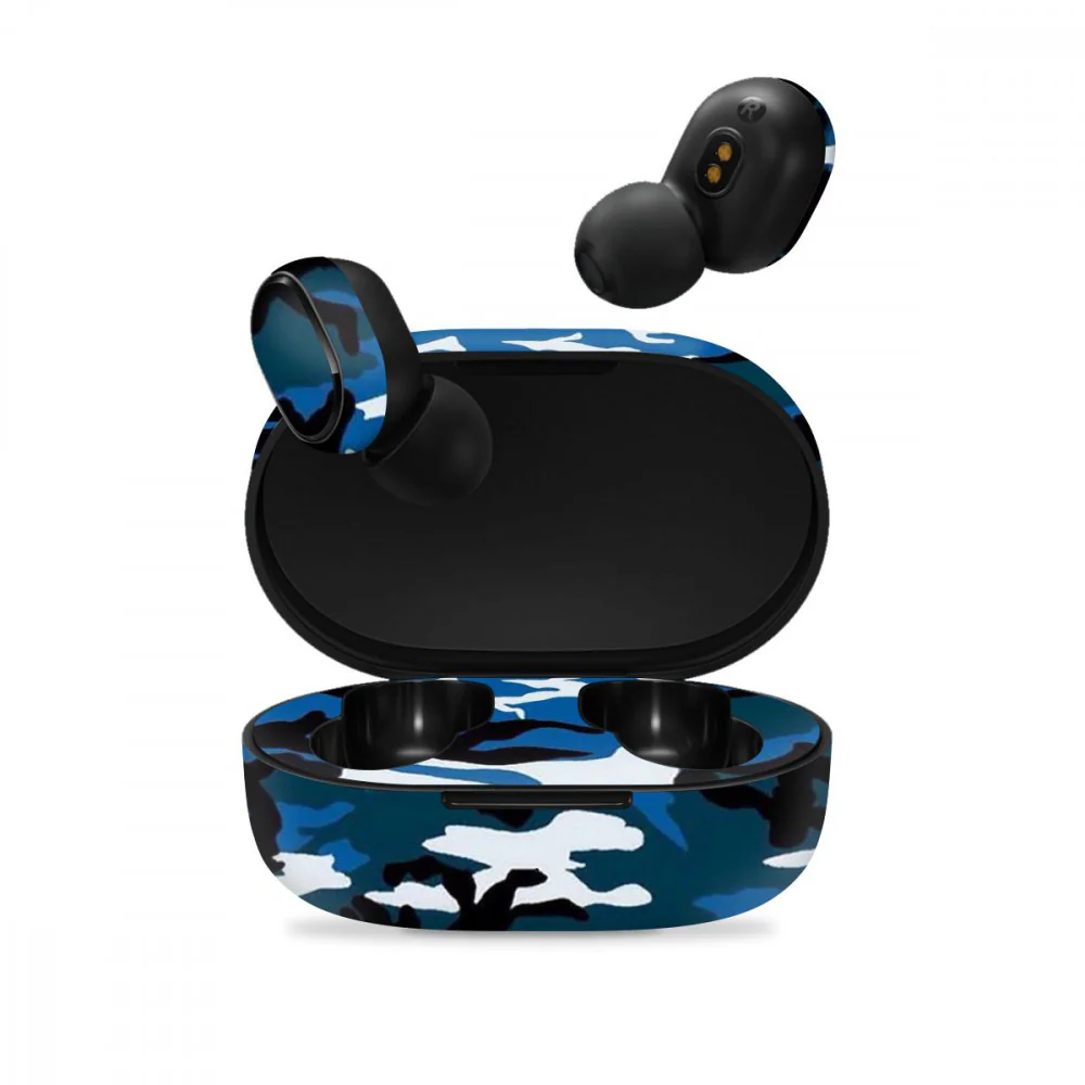 Blue Camo Skin For Redmi Airdots TWS