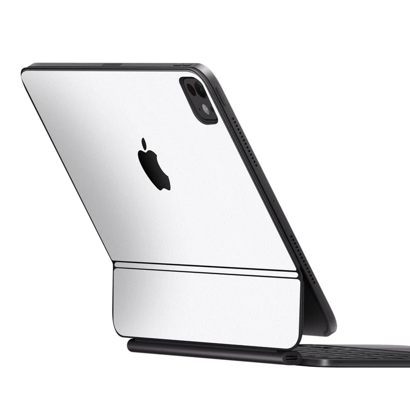 iPad Magic Keyboard Matte White Skin