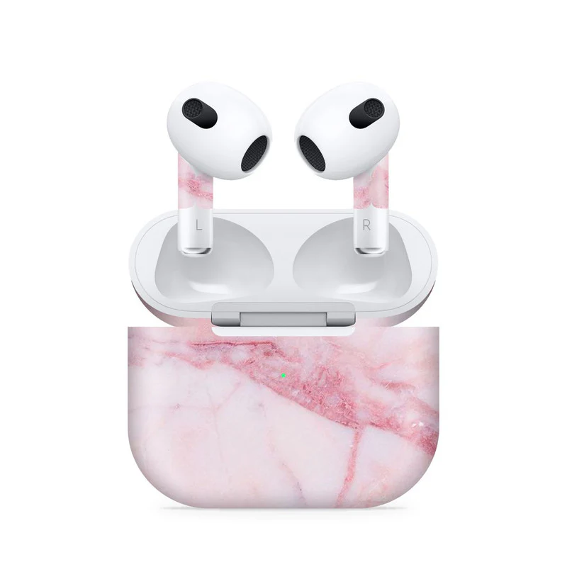 Airpods 3 Pink Marble Skin