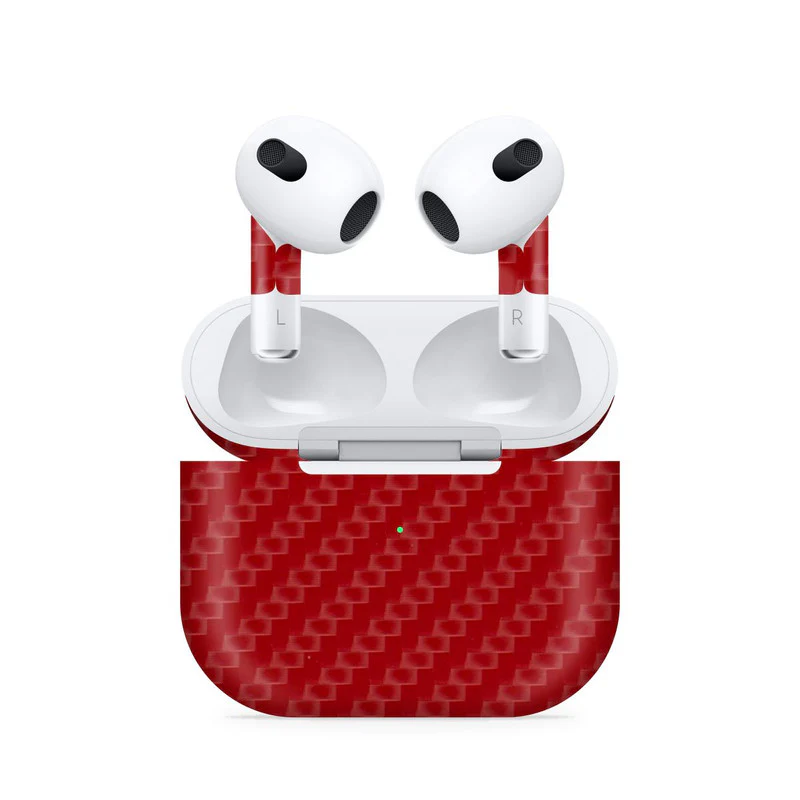 Airpods 3 Red Carbon Skin