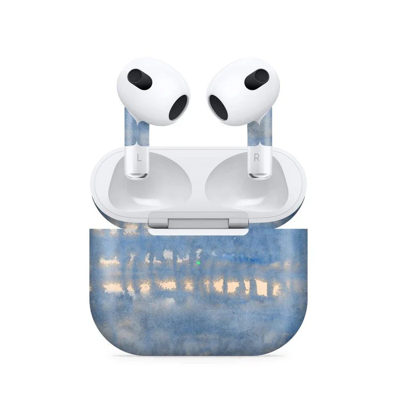 Airpods 3 WaterPaint Blue Skin