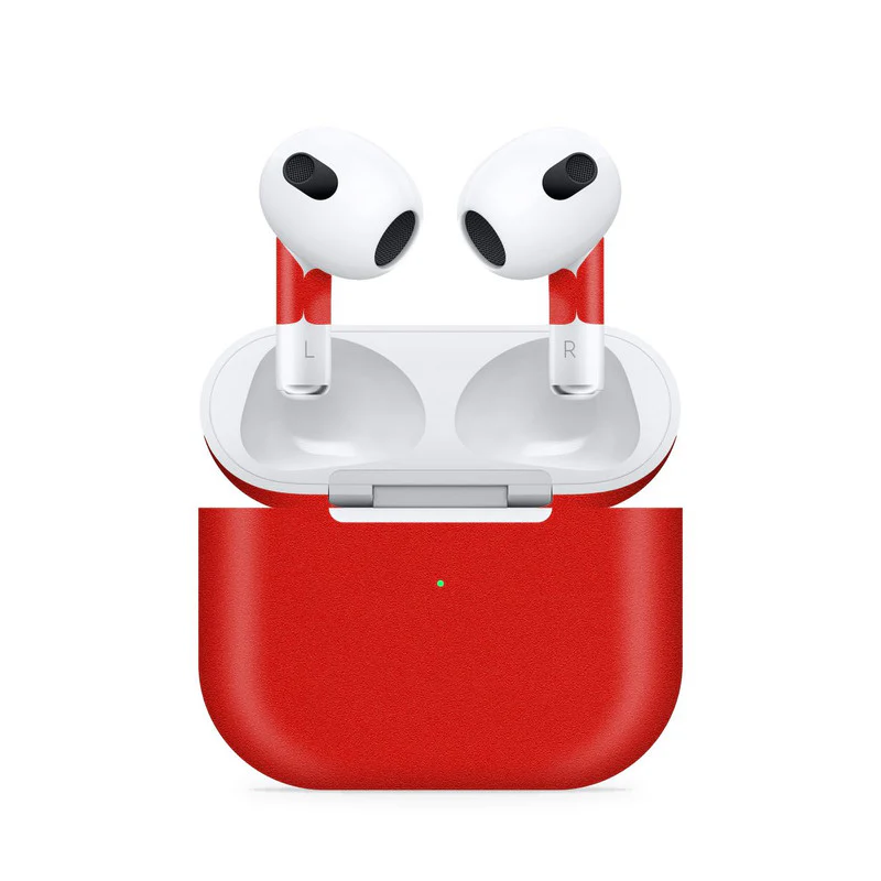Airpods 3 Matte Red Skin