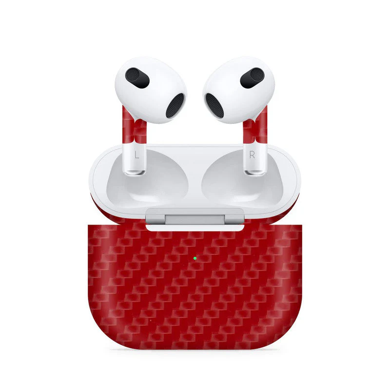 Airpods 4 Red Carbon Skin