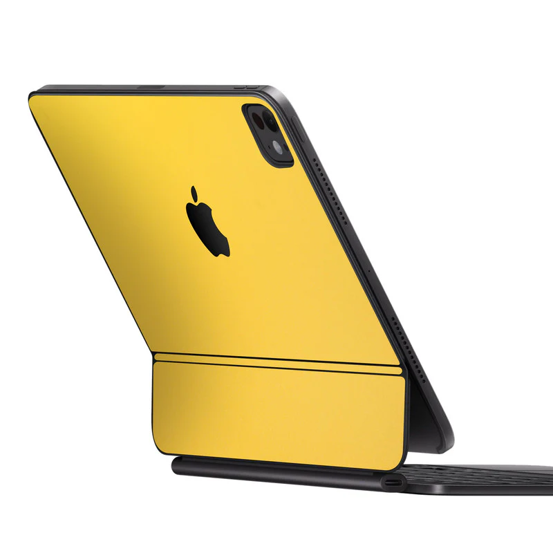 iPad Magic Keyboard Matte Yellow Skin