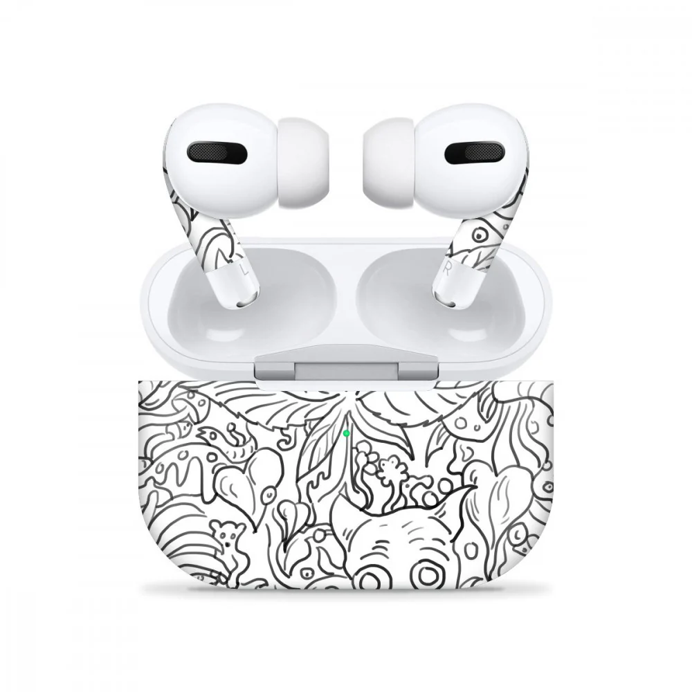 Airpods Pro Doodle Floral Skin