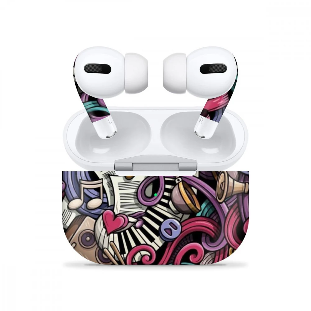 Airpods Pro Music Abstract Skin