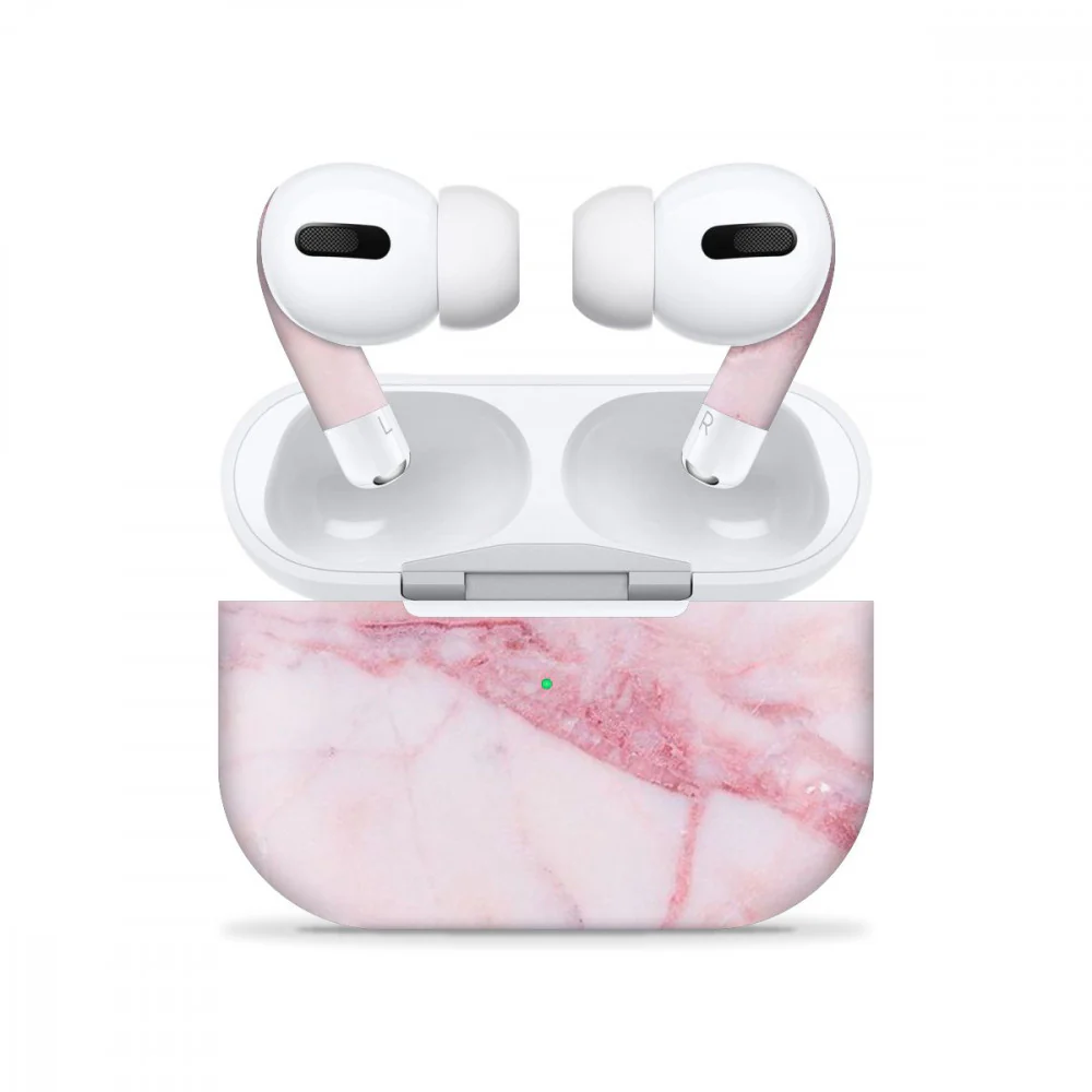 Airpods Pro Pink Marble Skin