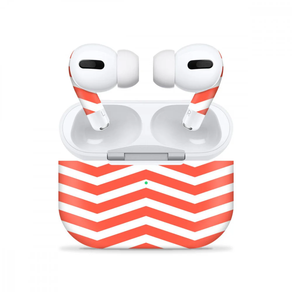 Airpods Pro Wave Red Skin