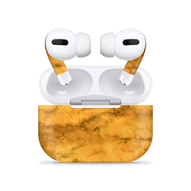 Airpods Pro WaterPaint Yellow Skin