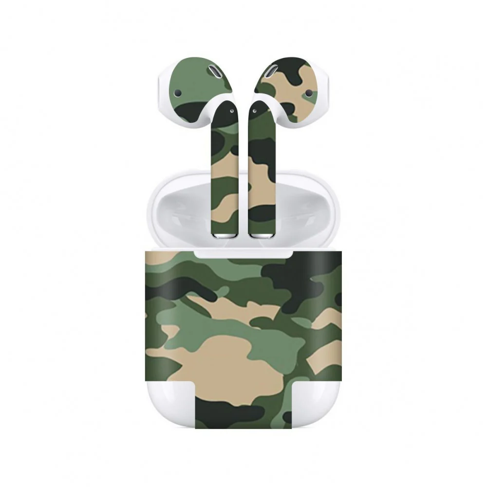 Airpods Green Camo Skin