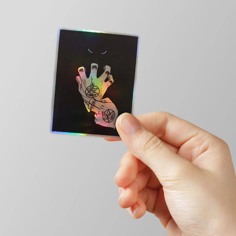 Alchemist Hand Holographic Laptop Sticker