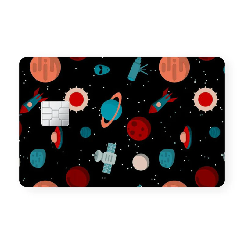 Alien In Space Card - Image 2