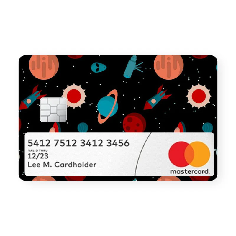 Alien In Space Card With Window - Image 2