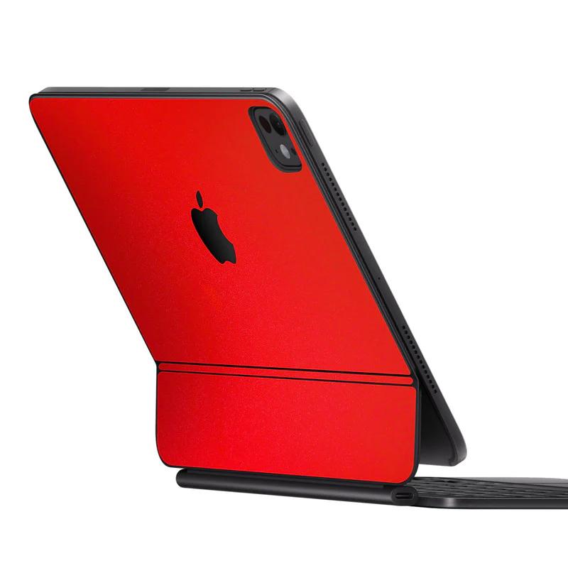 iPad Magic Keyboard Matte red Skin