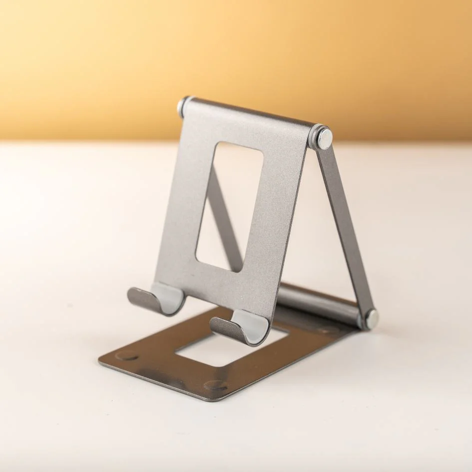 Aluminum Mobile Stand Compatible For Smartphones- Super fold - Image 3