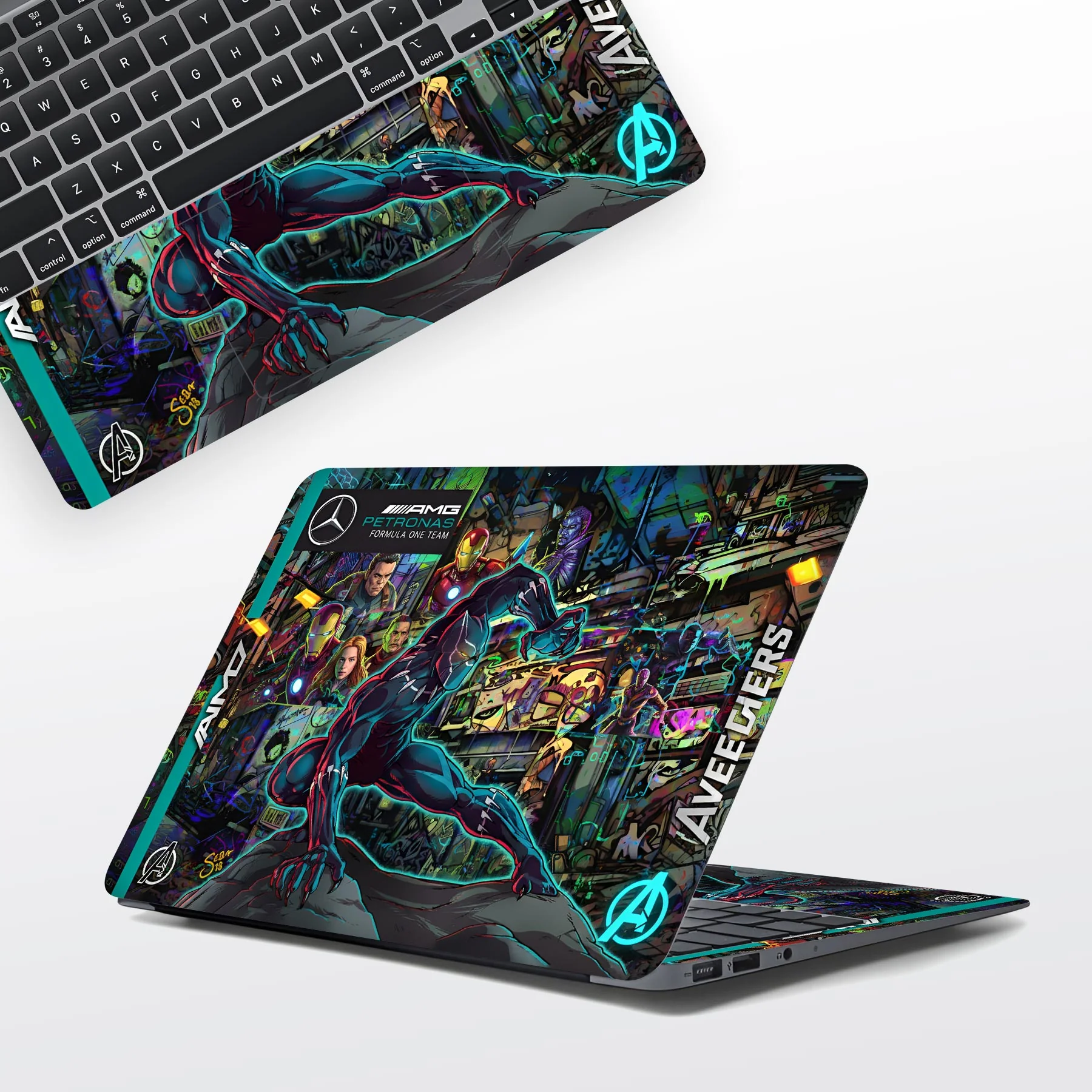 AMG X Avengers Laptop Skin