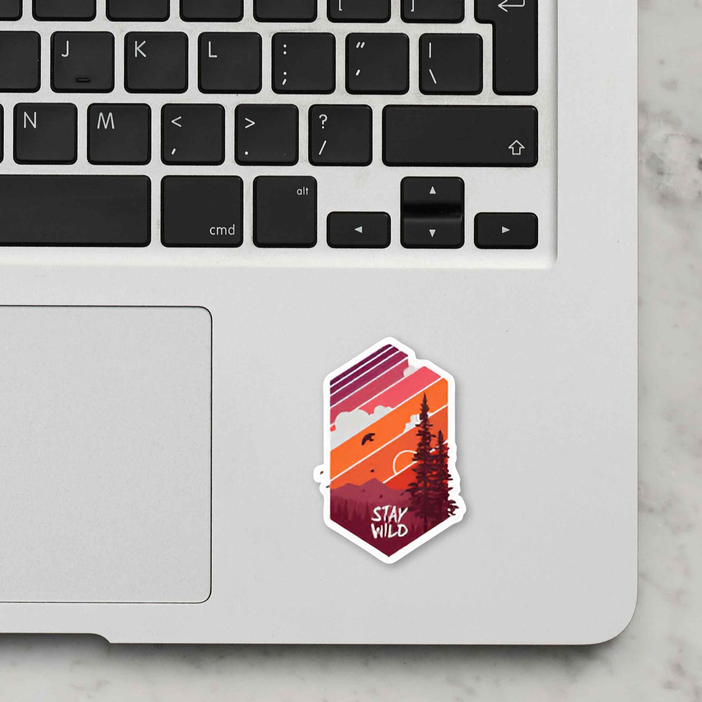 Stay Wild Laptop Sticker