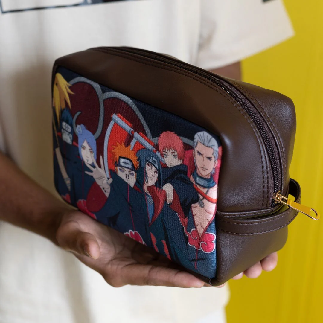 Akatsuki Inspired Multi-purpose Leather Utility Pouch - Image 2