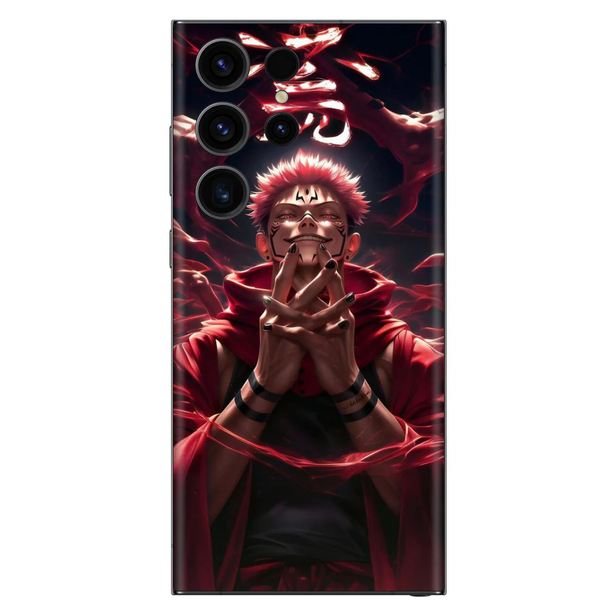 Red Anime Mobile Skin