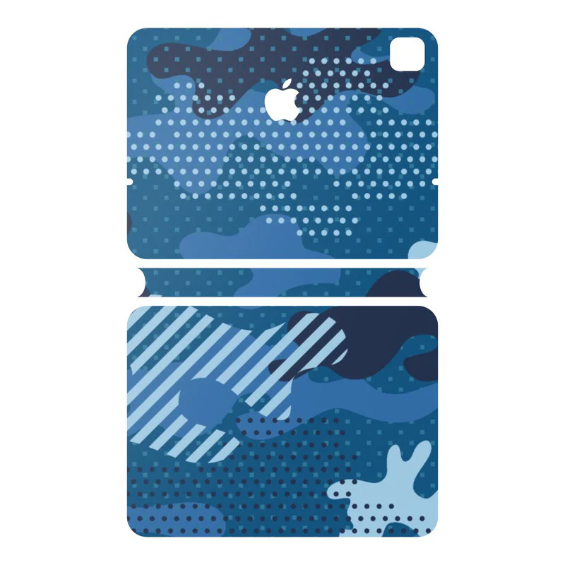 iPad Magic Keyboard Military Blue Skin