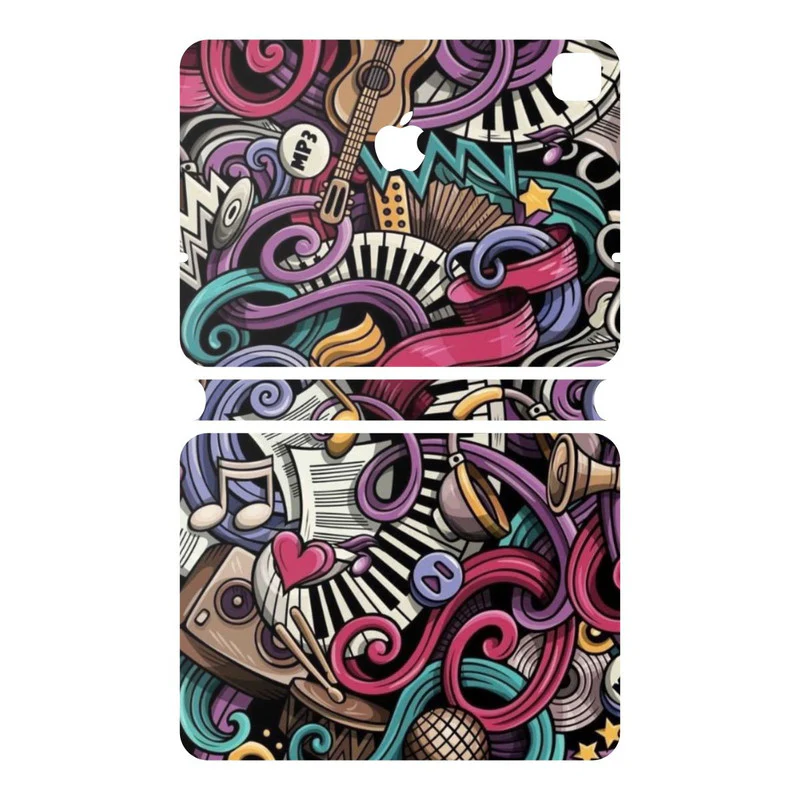 iPad Magic Keyboard Music Abstract Skin
