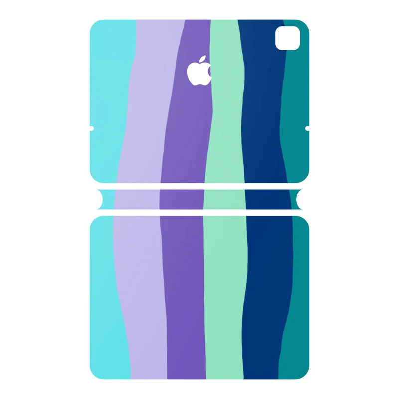 iPad Magic Keyboard Pastel Blue Skin