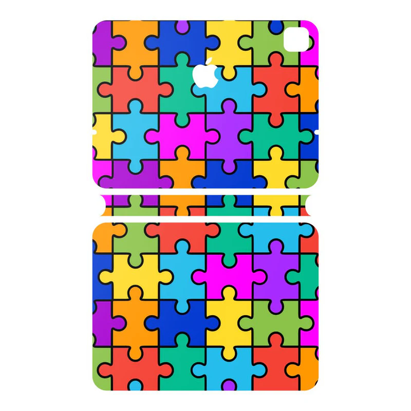 iPad Magic Keyboard Puzzled Skin