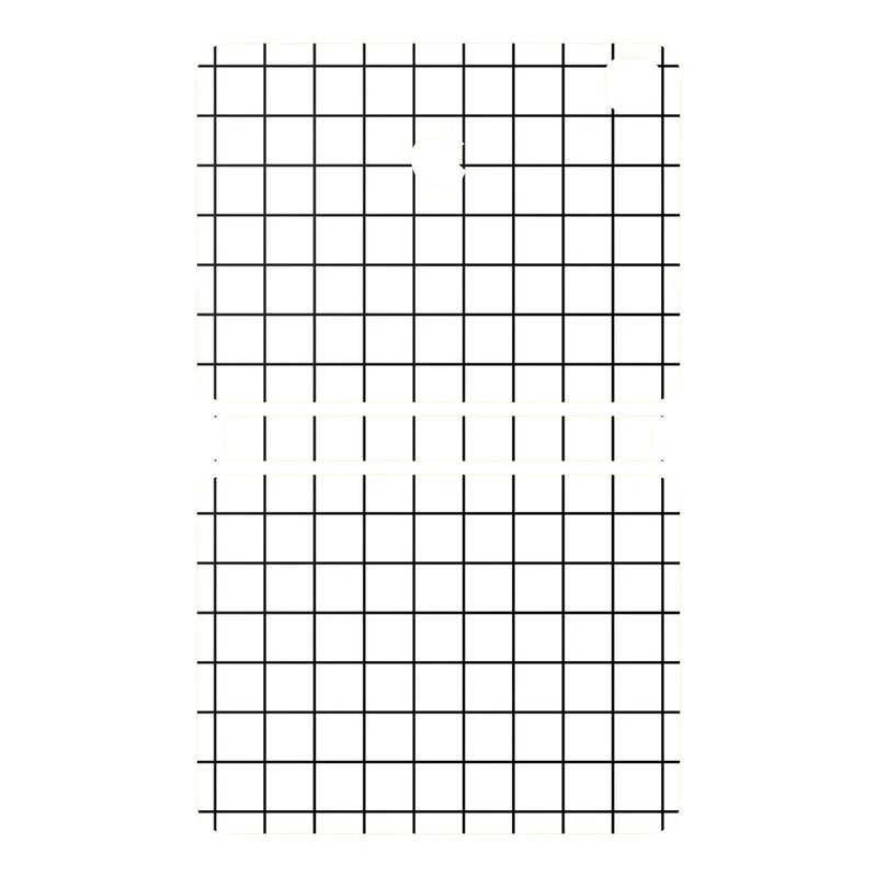 iPad Magic Keyboard Squares White Skin