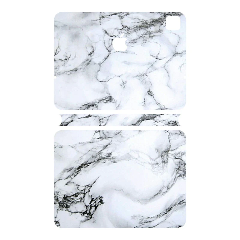 iPad Magic Keyboard White Marble Skin