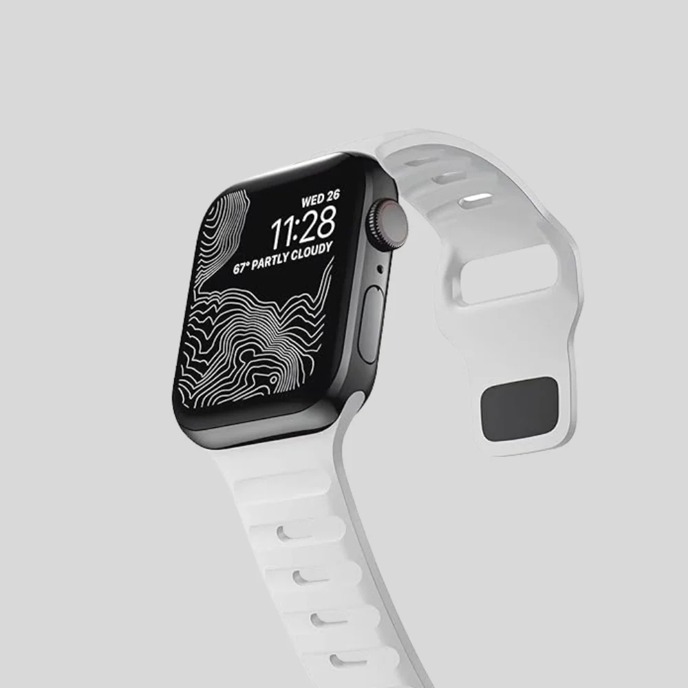 Apple Watch Breathable Sports Strap White - Image 2