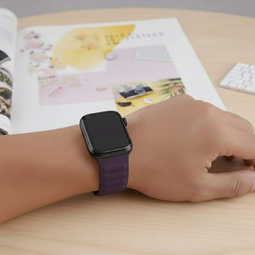 Apple Watch Magnetic Smash Strap Purple - 42/44/45/49 MM