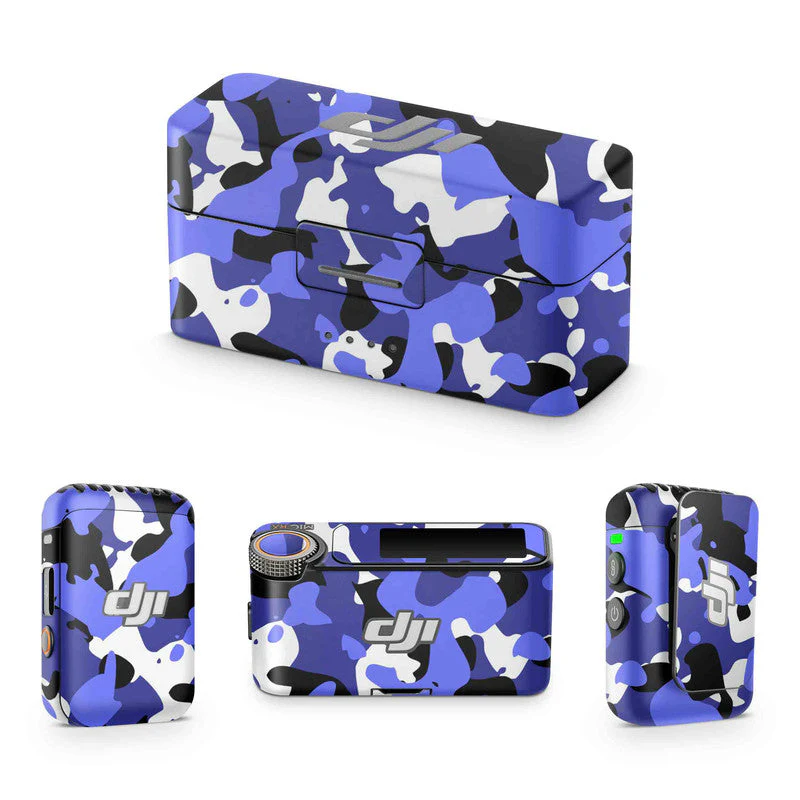Army Blue DJI Mic Skin