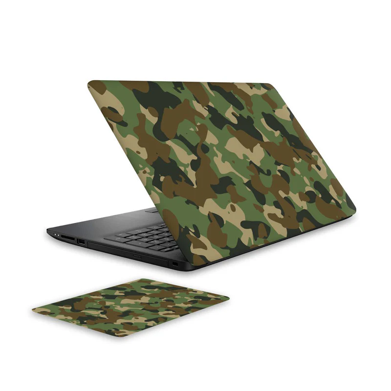 Army Green Laptop Skin and Mouse Pad Combo