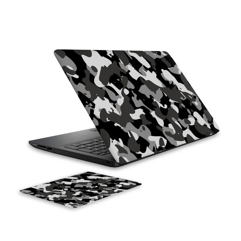 Army Grey Laptop Skin and Mouse Pad Combo