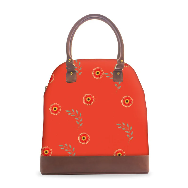 Artistic Floral Deluxe Tote Bag