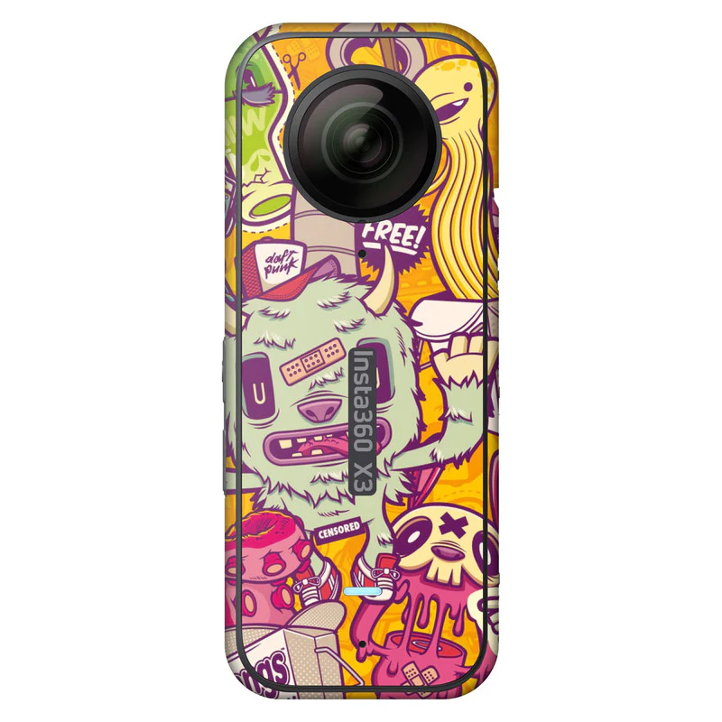 Artistic Psychedelic Insta 360 Skin