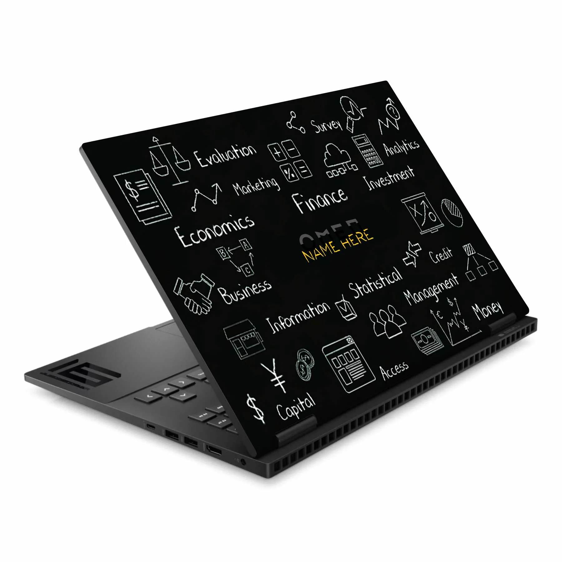 Asset Management Custom Name HP Omen 16 Laptop Skin