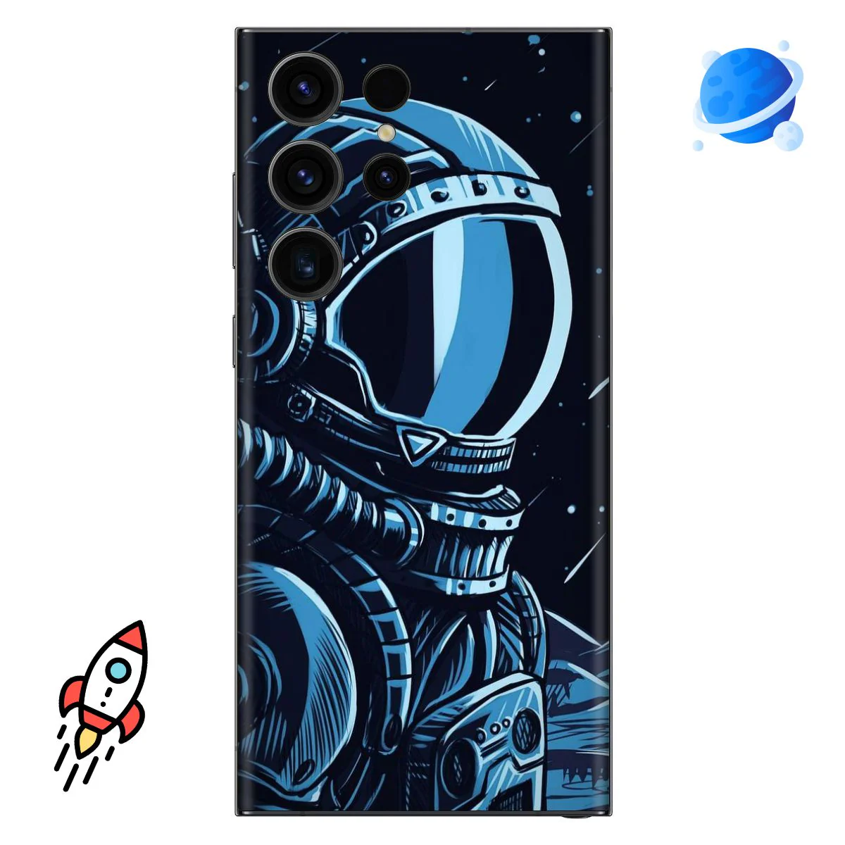 Astro Blue Mobile Skin