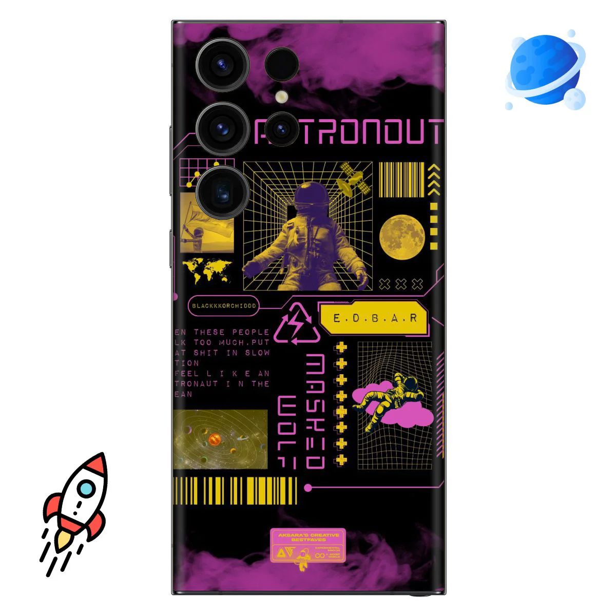 Astro Grafitti Mobile Skin