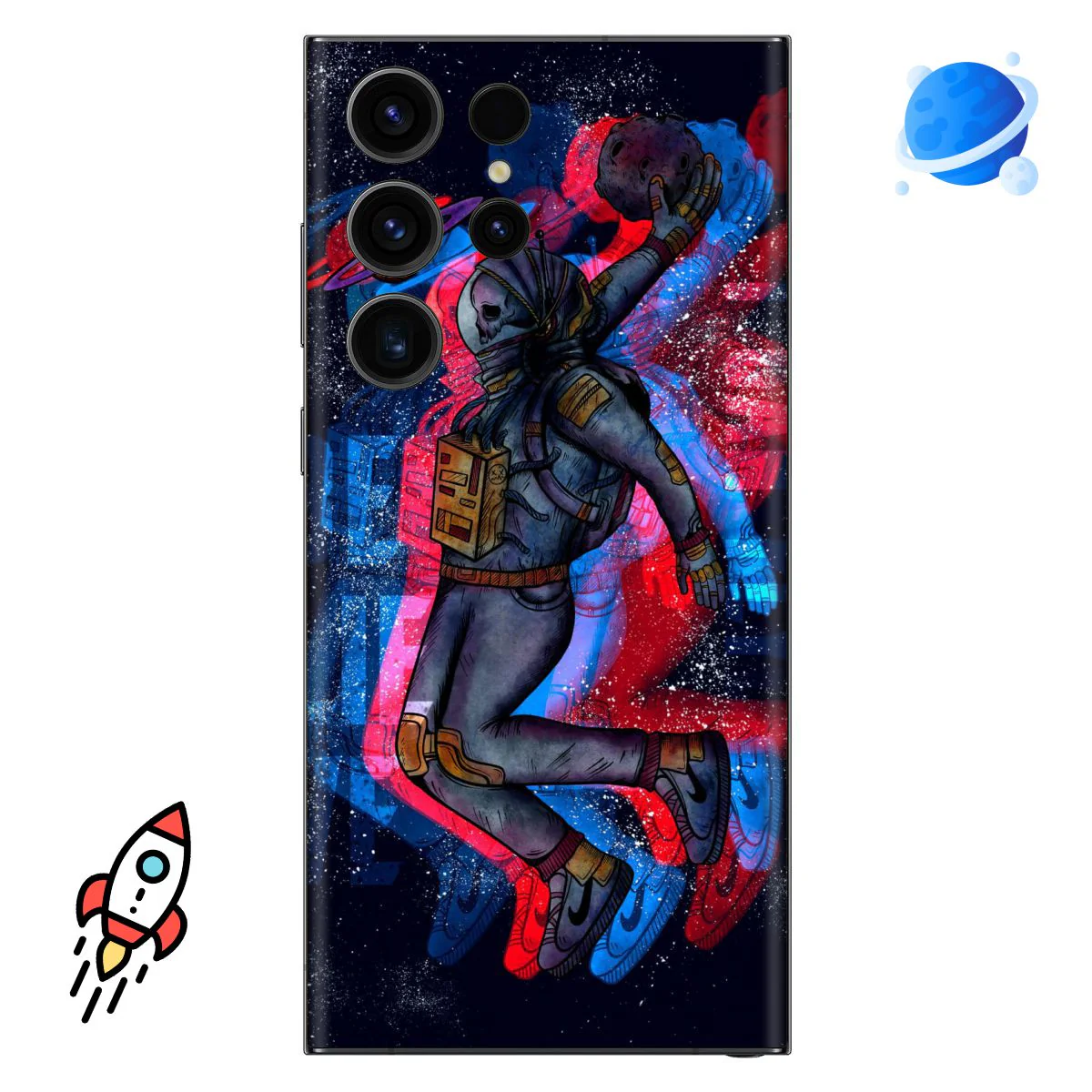 Astro Skull Mobile Skin