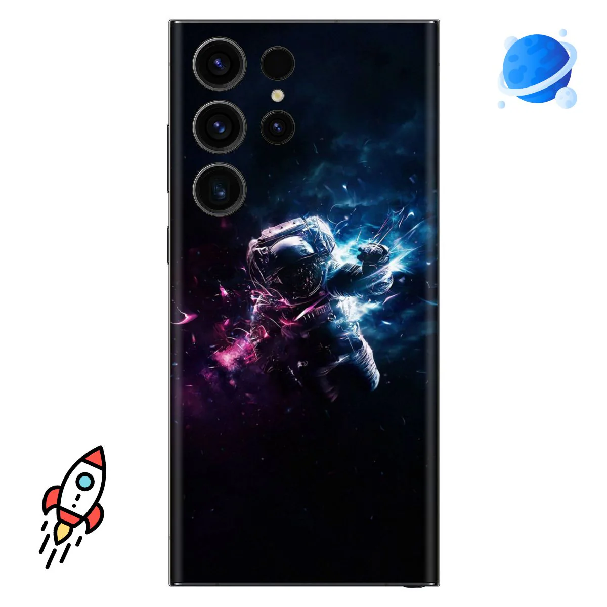 Astronaut In Space Mobile Skin