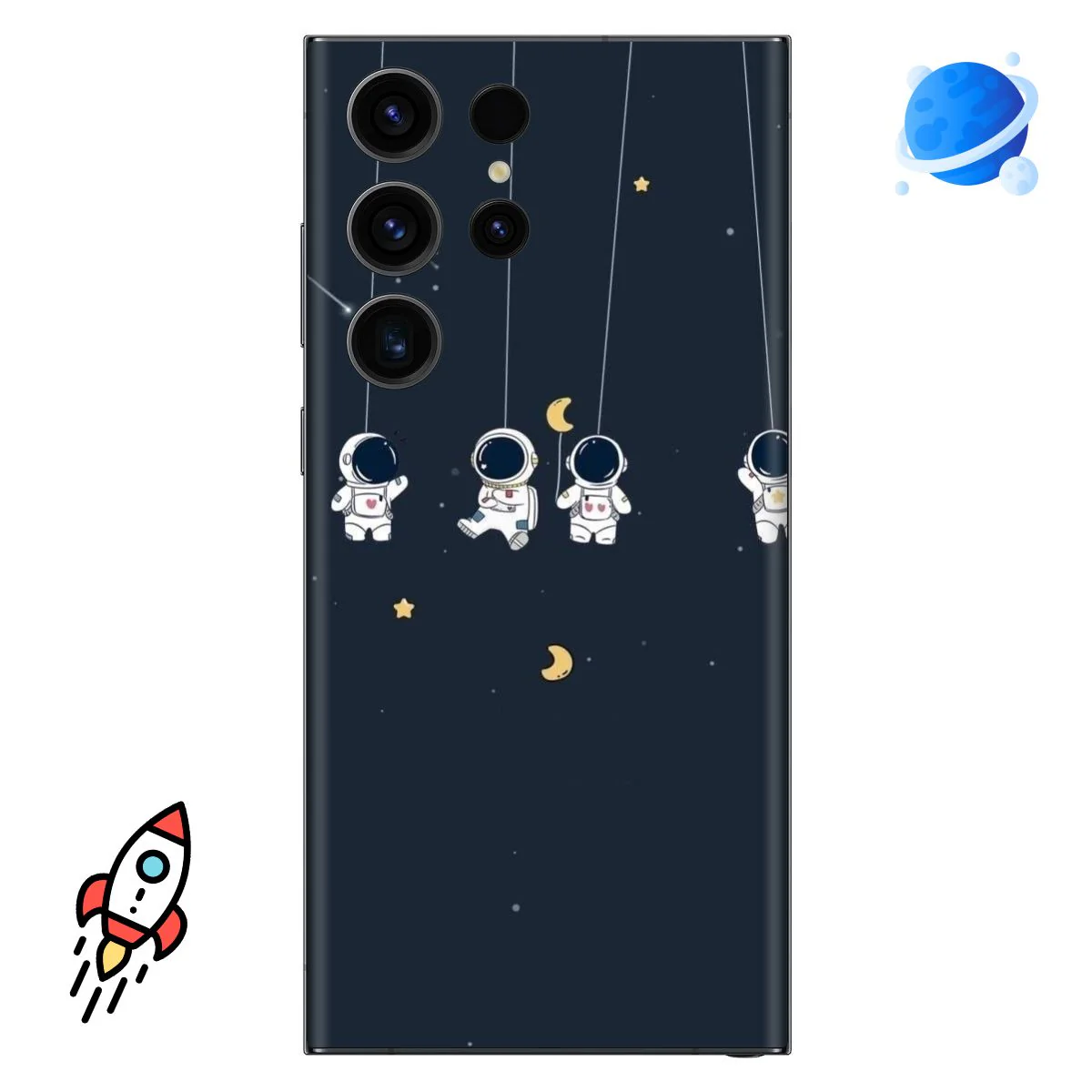 Astronaut Swing Mobile Skin