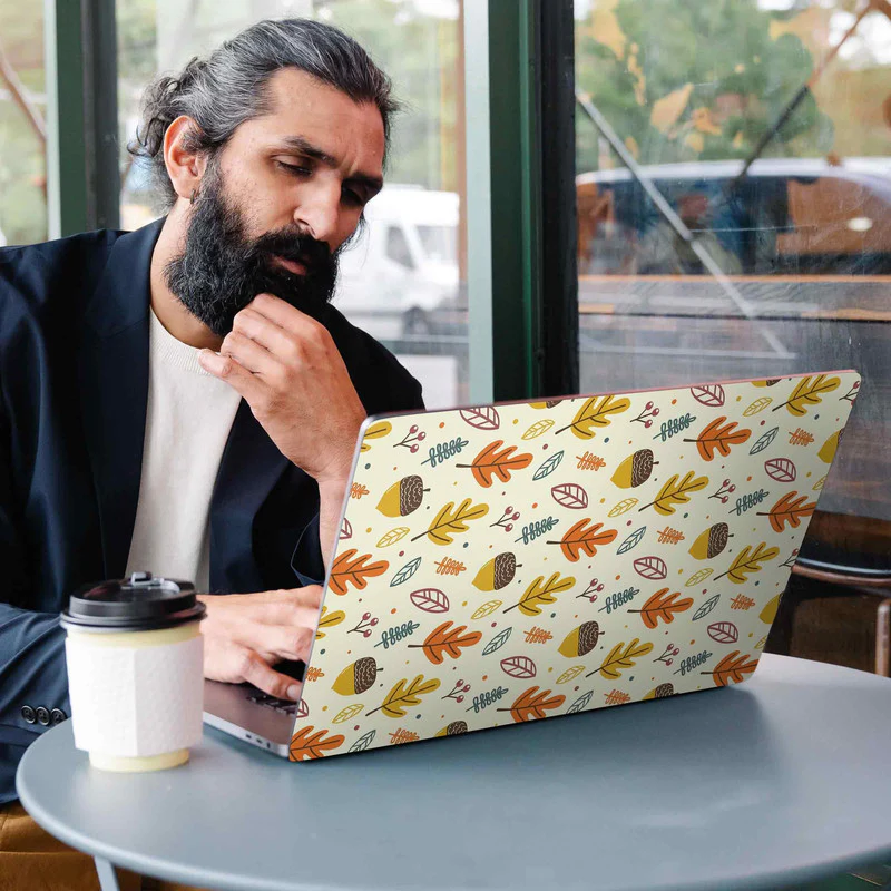 Autumn Design Pattern Laptop Skins - Image 7