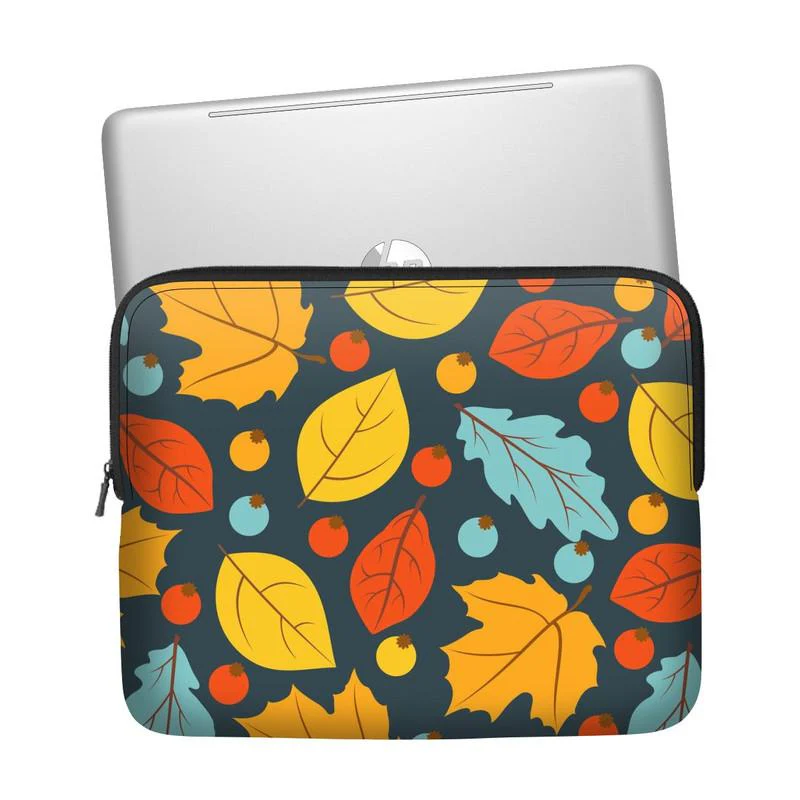 Autumn Design Pattern Laptop Sleeve - Image 2